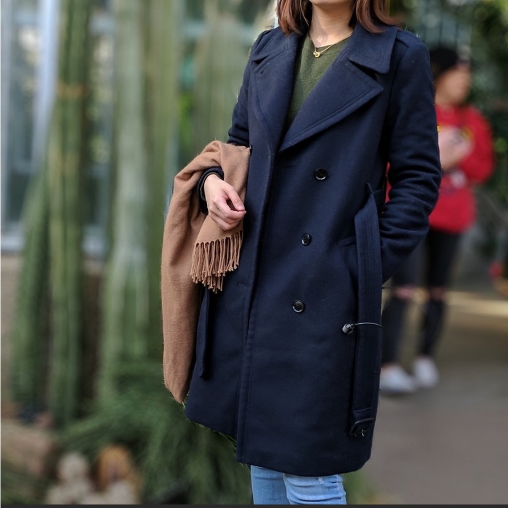Banana Republic Wool Blend Trench Coat